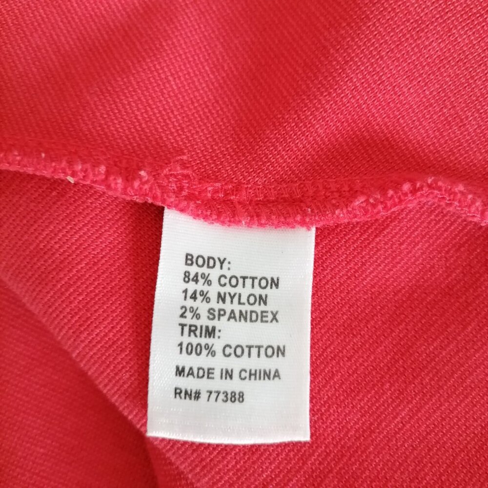 Madewell Womens Red Back Zip Flared Skater Short Skirts Size 6 - Picture 6 of 7